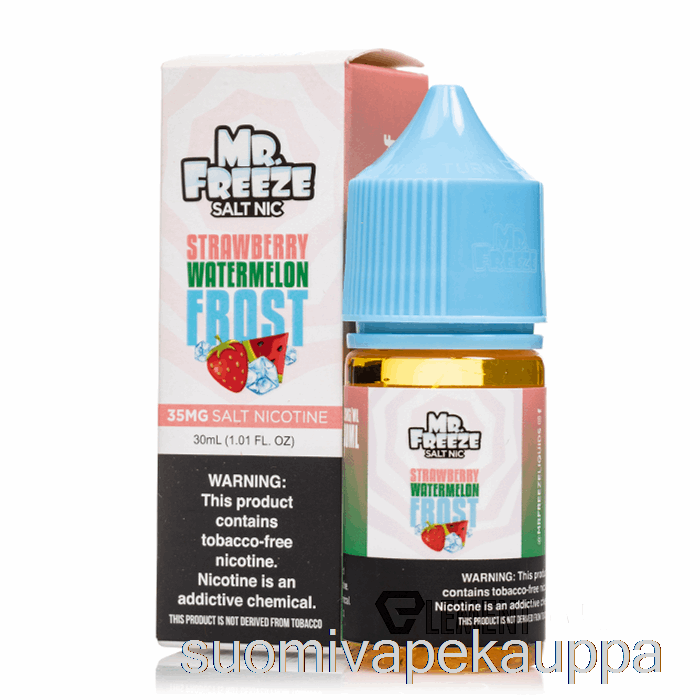 Vape Nesteet Mansikka Vesimeloni Frost - Herra Pakastesuolat - 30ml 35mg